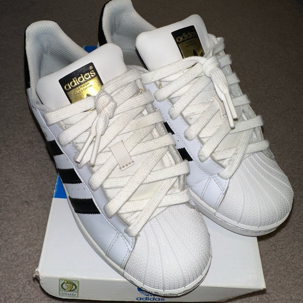 Adidas superstar worn
